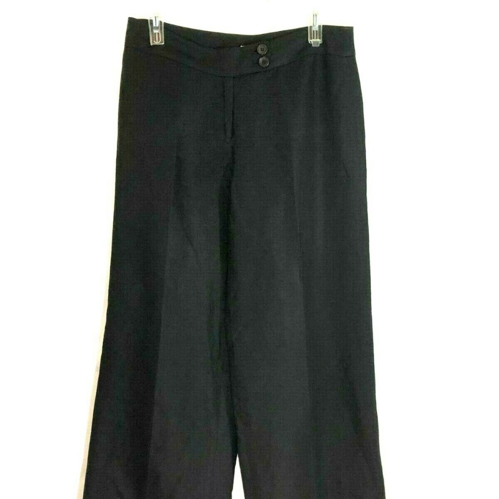 Ann Taylor LOFT ANN Womens Pants Size 4 Black Wide